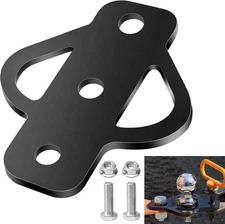 3-Way Trailer Hitch Adapter Steel Mount with Bolt for ATV Lawn... 