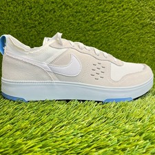 Nike C1TY Skyline Mens Size 10 White Blue Athletic Lifestyle Shoes Sneakers