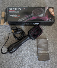 Revlon Perfect Heat Perfectionist 2-in-1 Brush Dryer Ionic 3 Speed Black