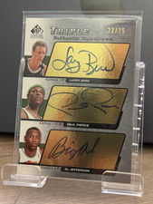 PIERCE /Larry BIRD / JEFFERSON 2004-05 SP Signature Edition Triple Autographs 08