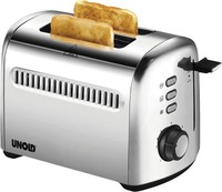 Toaster 2 Scheiben Retro Edelstahl 950W Langschlitz KrüMelschublade