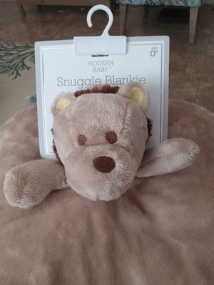 Modern Baby Snuggle Blankie Lovey With Rattle Teether Toy. New.