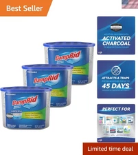 Moisture Absorber Odor Remover Passive Charcoal Unscented Eco-Friendly 3 Pack