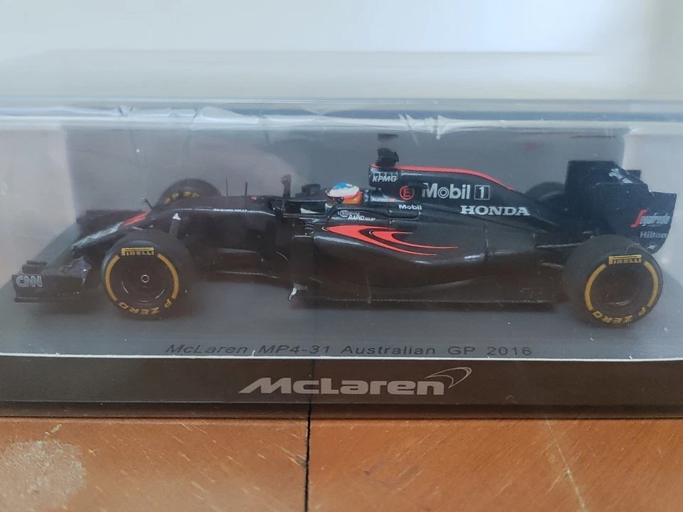 Spark 1/43 McLaren Honda MP4/31 Australia GP 2016 F.Alonso modello mai aperto - Immagine 3 di 4