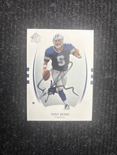 2007 SP Authentic Tony Romo autographed card