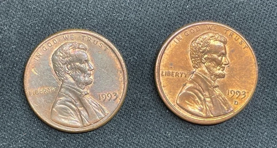 Lincoln Memorial Penny 1993 US Coin Errors for sale | eBay