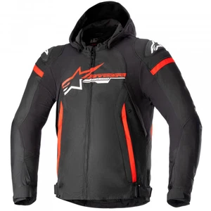 Alpinestars Zaca Waterproof Motorcycle Textile Jacket - Black/Bright Red/White