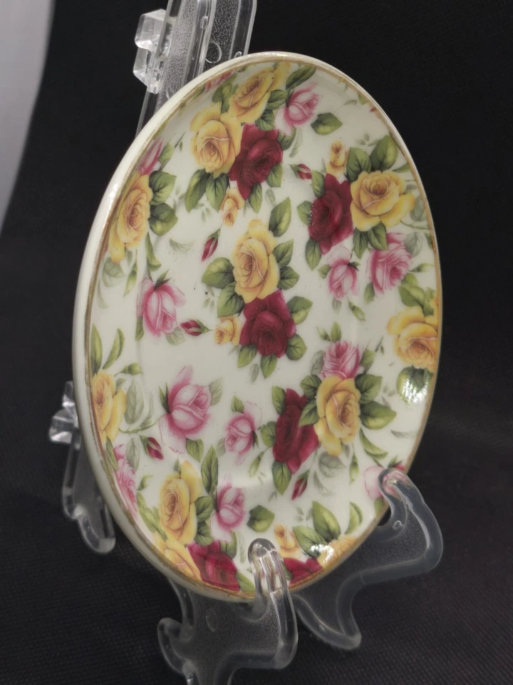 Royal Albert Old Country Roses Plate – 16.5–17cm – Classic Floral with Gold Trim - image 2 of 4