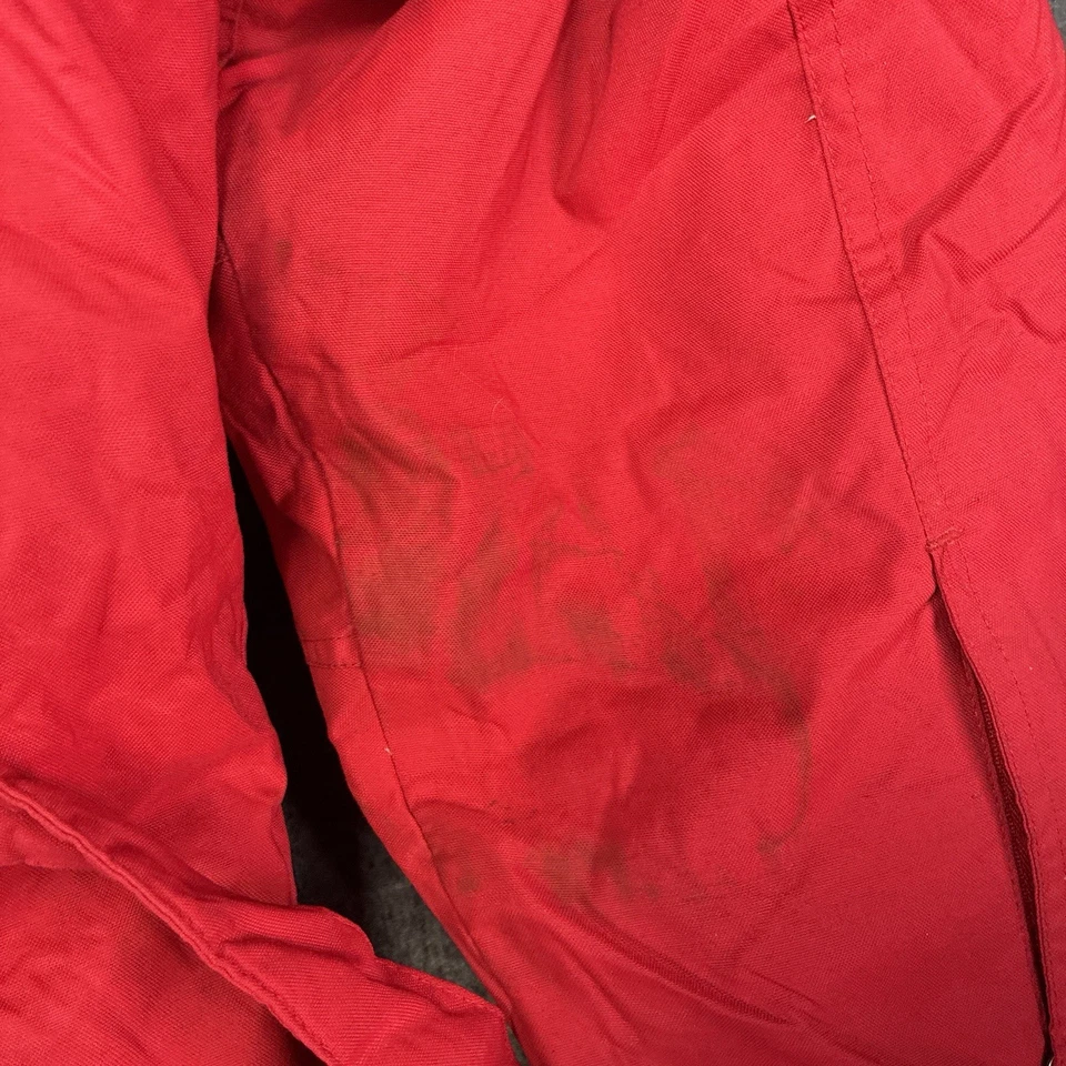 North Face парка куртка женщин 2XL красный 550 вниз Dryvent средней длины открытый - Изображение 3 из 4