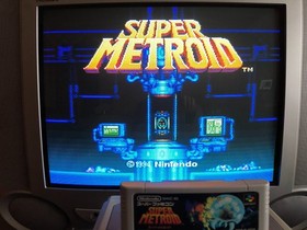 Super Metroid (Super Famicom SFC, 1994) Authentic Game Cartridge (SHVC-RI)