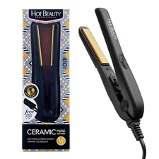 Mini Flat Iron Travel Size Hair Straightener Ceramic Plates Fast Heating 450F