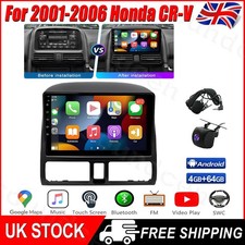 9" CAR STEREO RADIO GPS Fit For 2001-2006 Honda CR-V Apple Carplay Android 15