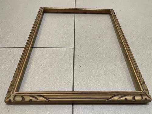 VINTAGE FITs 7”x9” TAOS SCHOOL ARTS & CRAFTS GOLD GILT PORTRAIT PICTURE FRAME - Picture 7 of 9