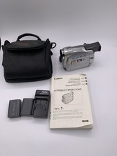 Canon ZR60 MiniDV Digital Video Camcorder Batteries And Charger VTG FOR PARTS