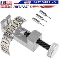 Metal Adjustable Watch Band Strap Bracelet Link Pin Remover Repair Tool Kit US