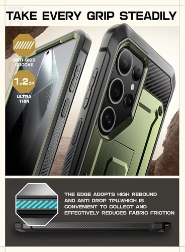 SUPCASE for Samsung Galaxy S25 Ultra Military-Grade Protection Case 2 Set Cover - Picture 9 of 38