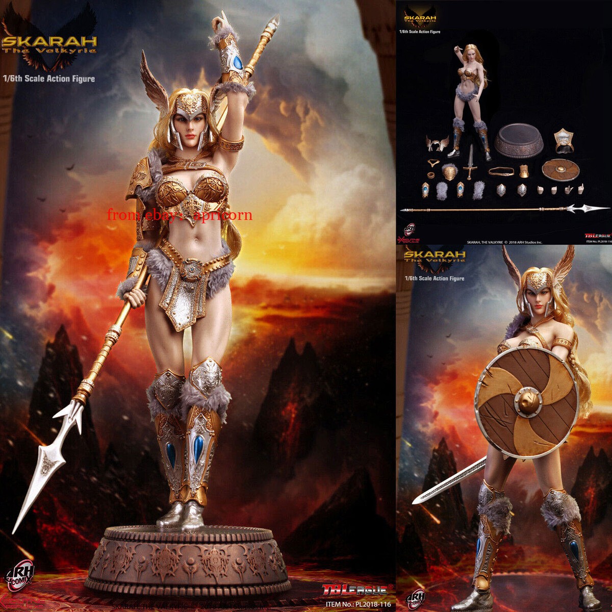 その他 TBLeague SKARAH THE VALKYRIE 1/6 TBLeague Phicen PL2018-116 SKARAH THE VALKYRIE 1/6 Female