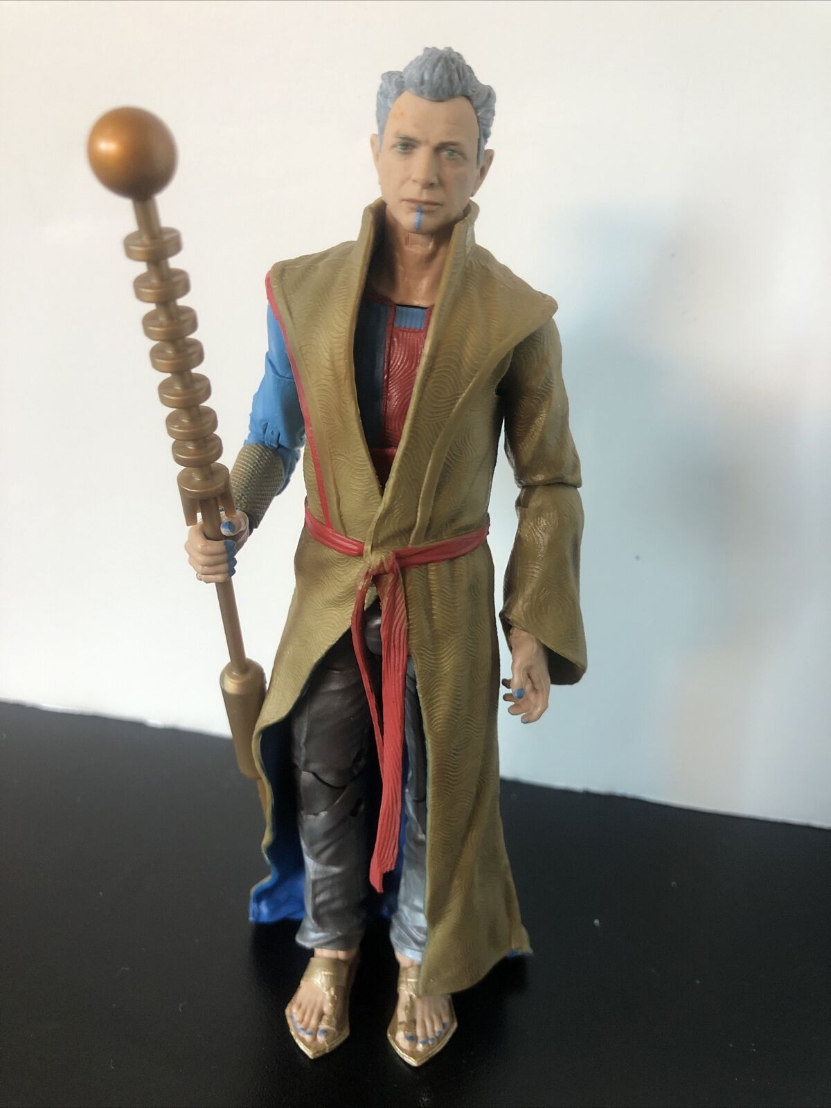 Marvel Legends Thor Ragnarok Jeff Goldblum Grandmaster 6 Figure & Melt  Stick