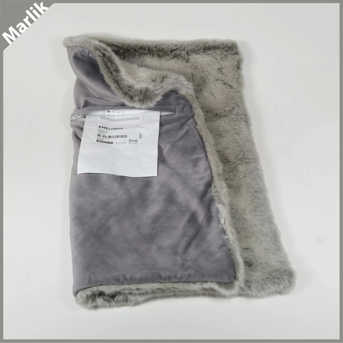 Ikea faux clearance fur pillow covers