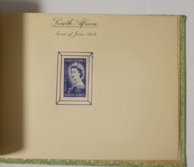 Vintage 62 Stamp Collection of Coronation of Queen Elizabeth II