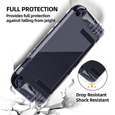 TPU Clear Case for Switch 2 Protective Shell Cover Anti-fall Cover 1pcs