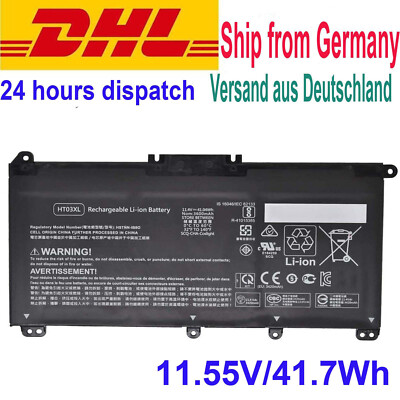 HT03XL Laptop Battery Akku für HP 15S-FQ2037NA, 15S-FQ2571SA, 15S-FQ4577SA bater