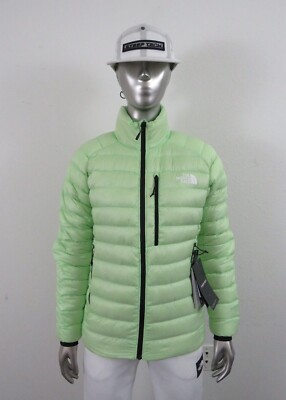Womens The North Face Summit Breithorn 800-Down Full Zip Insulated Jacket Green