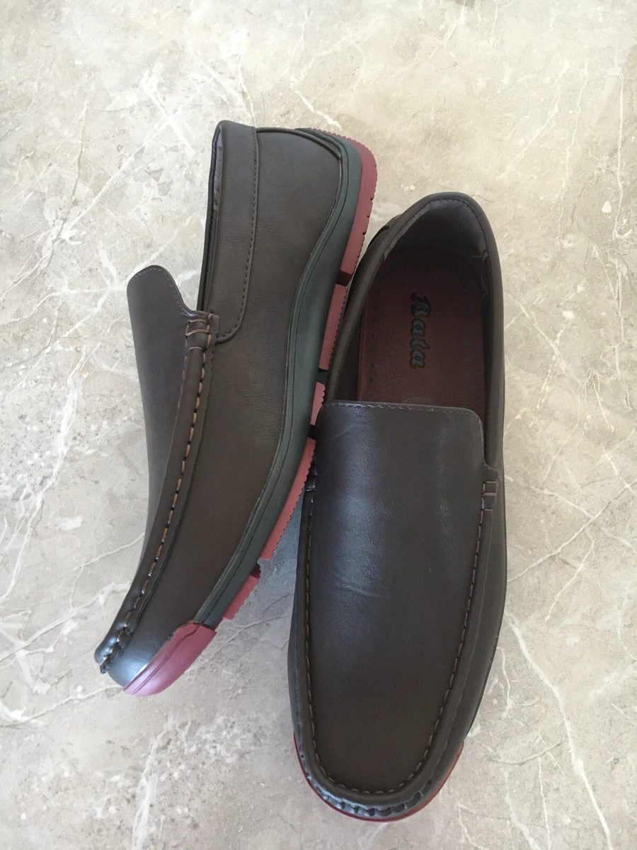 BATA mens shoes size 9 Brown loafers |