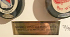 Gretzky-Howe Autographed Pucks Upper Deck Shadow Box JSA Cert — photo 5