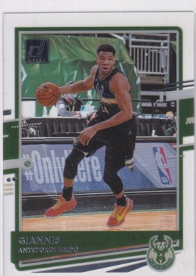 2020-21 Panini Clearly Donruss NBA No. 21 Giannis Antetokounmpo