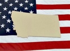 Wood Montana Shape, State Cutout, MDF Wood Cutout, Wooden Paintable Craft