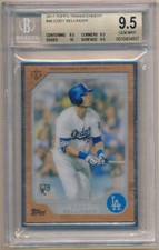 CODY BELLINGER 2017 TOPPS TRANSCENDENT #46 RC ROOKIE SP #42/87 BGS 9.5 GEM MINT
