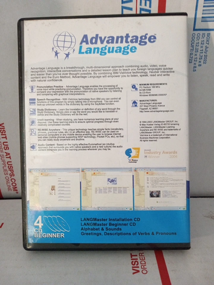 Advantage Language Breakthrough Interactive Learning-Spanish 4 CD Set ~ #119 - Image 2 of 2