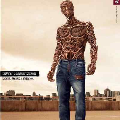 Levi's Copper Edition jeans asymmetrical hand sewn seams Levi's Copper Edition jeans asymmetrical hand sewn seams