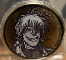Japanese Anime Hellsing Can Badge Pip Bernadotte Metal Art