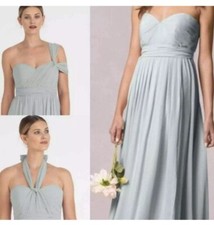 Jenny Yoo Mira Convertible Dress Green Morning Mist Bridesmaid 8 Medium