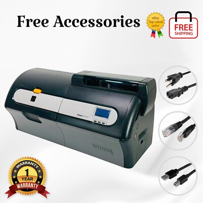 BUNDLE Zebra ZXP Series 7 Dual-Sided ID Card Printer USB Ethernet