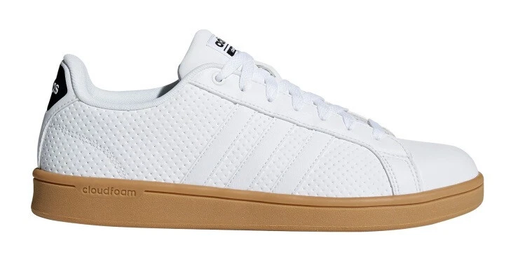 Scarpe da ginnastica Adidas bianche Cloudfoam Advantage B43662 Uomo taglia 6 5