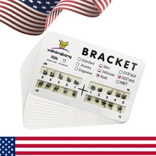 10 x Dental Orthodontic Bracket Braces Mini Roth .022 Hooks 3-4-5 Yabangbang