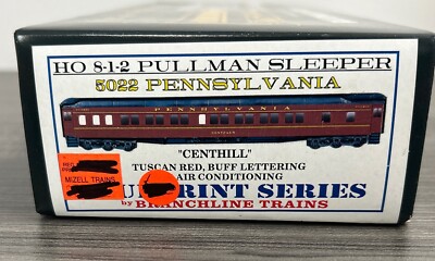 Branchline Trains HO Blueprint Series Kit #5022 Pullman Sleeper Pennsylvania RR