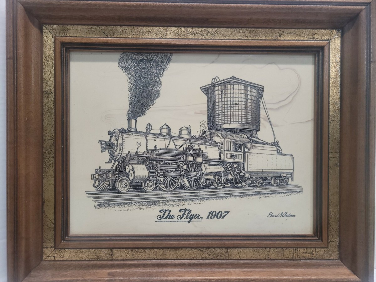 The Flyer 1907 By David Christensen Wood Frame 13