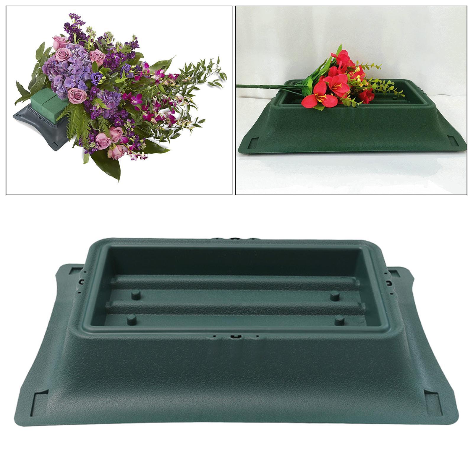 Floral Casket Saddle Grave Decoration Grave Vase Cemetery Vase for Flower eBay