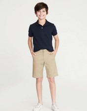 Old Navy Boys Straight Built In Flex Uniform Shorts Size 7