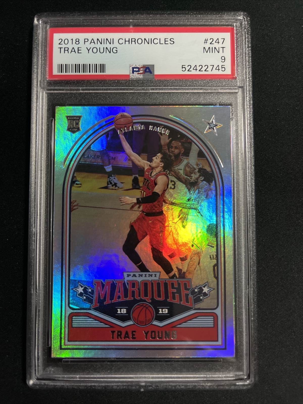 Trae Young 2018-19 Panini Chronicles Marquee #247 RC Rookie PSA 9 Gem Mint 2745