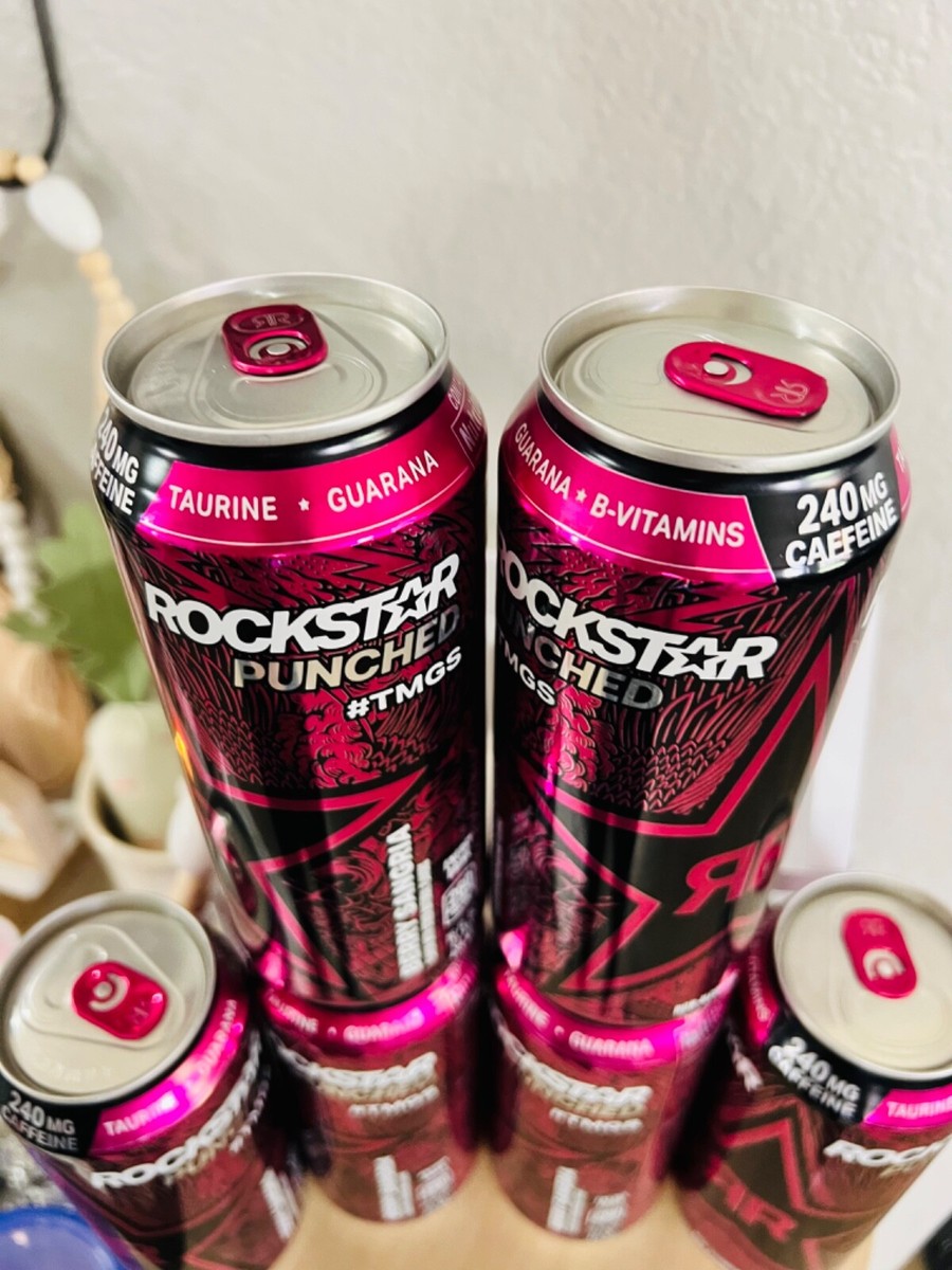 6) 16 oz Rockstar punched #TMGS Berry Sangria Energy Drinks