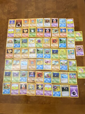 Large 66 Pokemon Card Lot Some may be Rare? See Photos Hitmonchan Pocket Monster