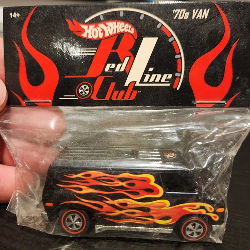 Hot Wheels RLC '70s Van Super 17th Collectors Convention Party Black Redline
