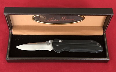 BENCHMADE PRODUCTION NO. 909 PAT. RE41,259 - 154CM STEEL - LUCIEN PICCARD BOX