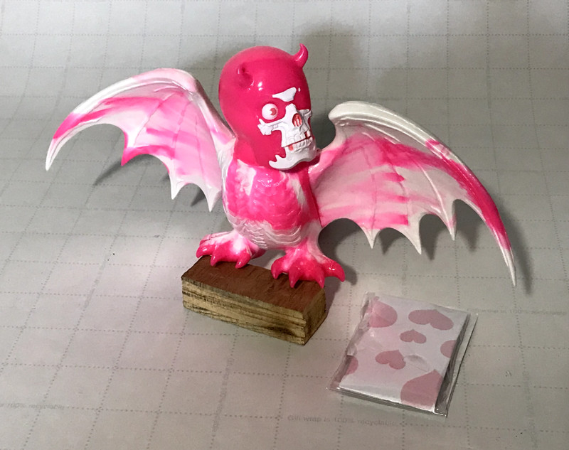 Balzac Skullwing Marbled pink Valentine's Day 2022 Misfits Sofubi Japan punk