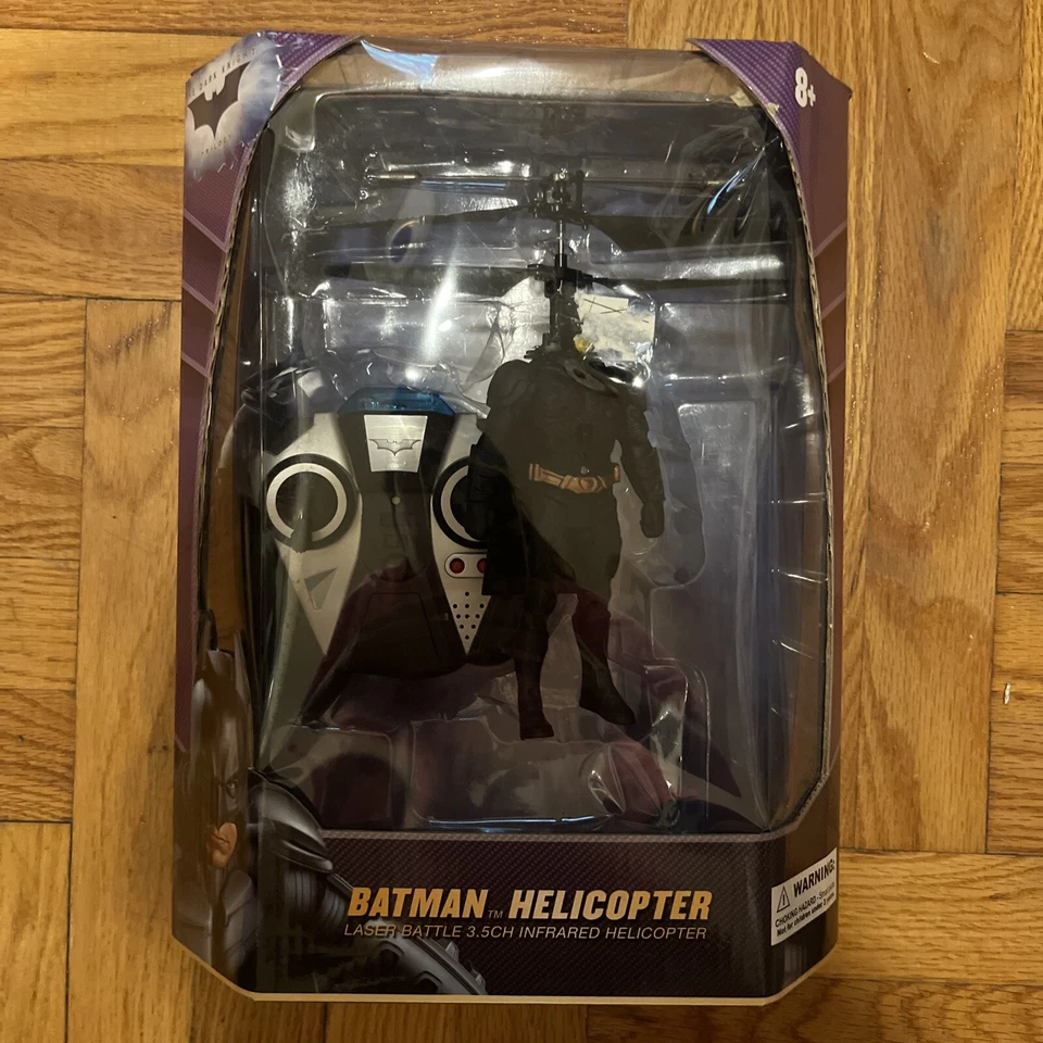 Marvel BATMAM World Tech Toys Batman Helicóptero Láser Navidad Cumpleaños Regalo Foto 2 de 2